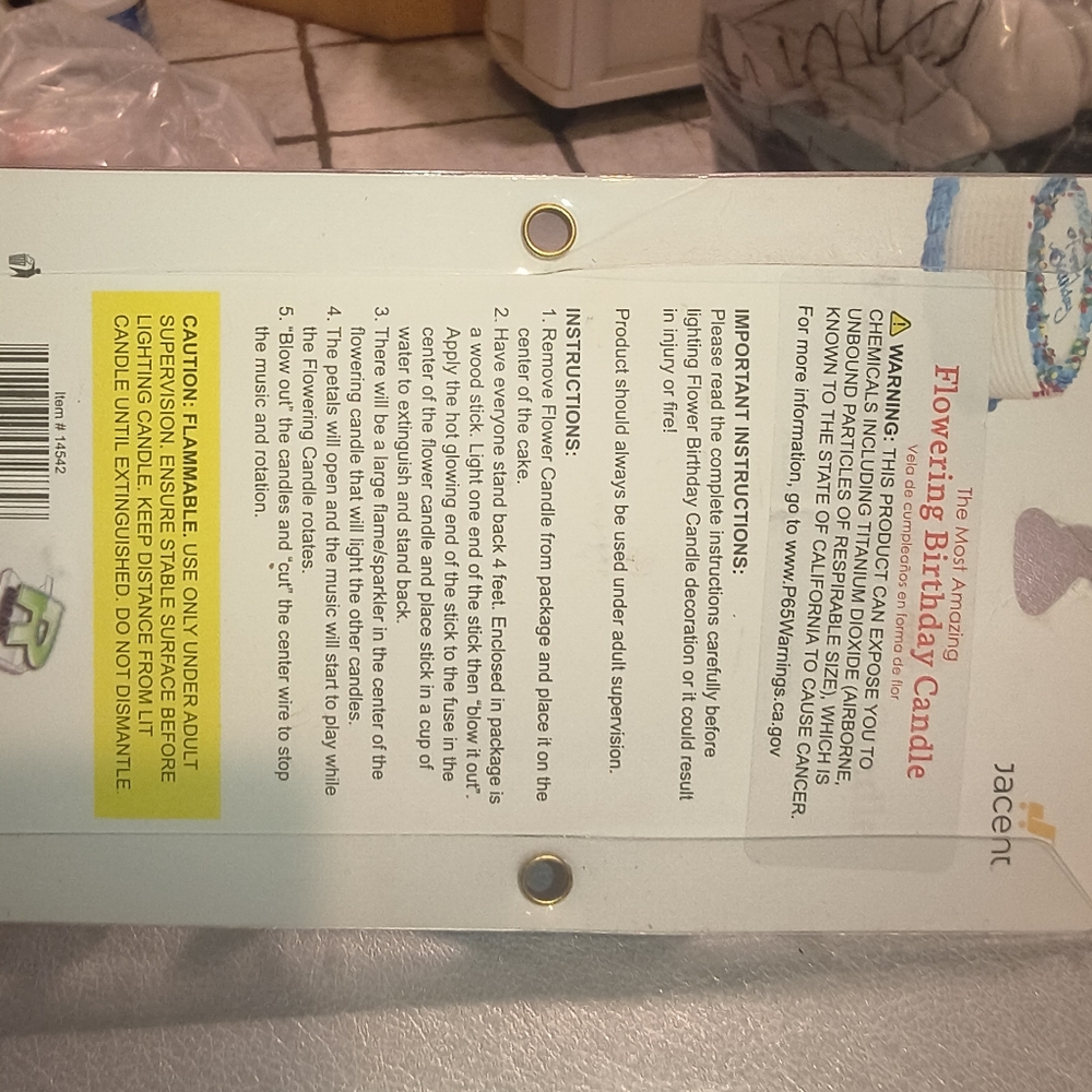 Crave Flowering Birthday Candle - Picture 4 of 4